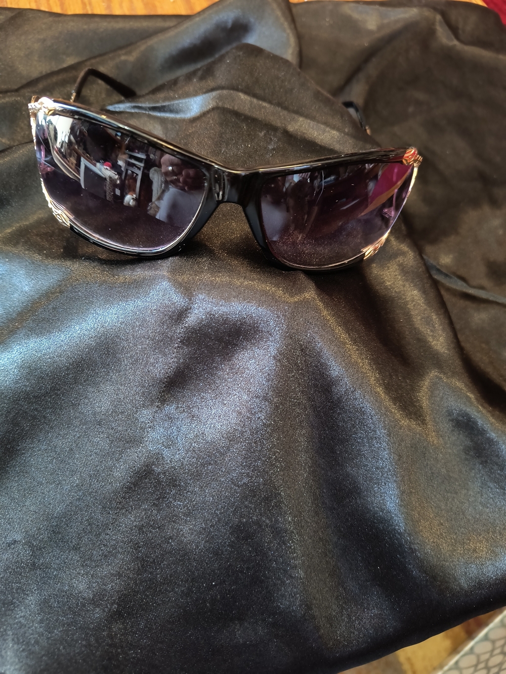 Women's Italy Design Black Gradient Shield Sunglasses